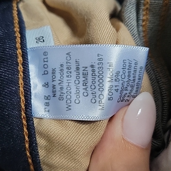 Rag & Bone Cate Mid-Rise Skinny Ankle Jeans - Picture 11 of 17